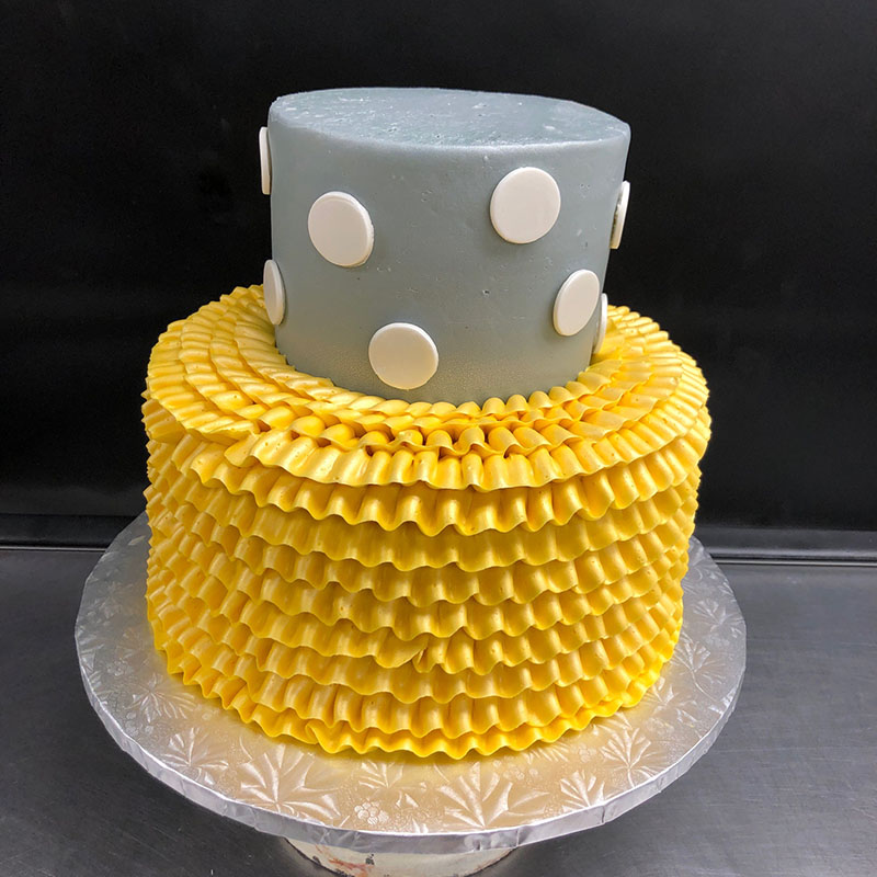 Easter Rosettes  Happy Easter X 5  2 Tier Turquoise/Yellow FREE POSTAGE 