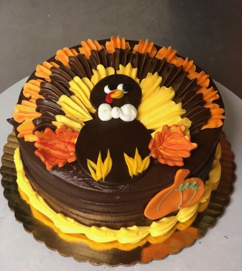 Thanksgiving Turkey Thanksgiving Cake