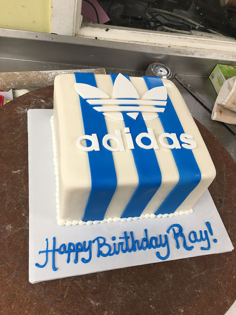 Adidas shoes cake for a birthday boy who was gifted the same shoes for his  birthday . . #themecake #adidascake #adidasshoescake… | Instagram
