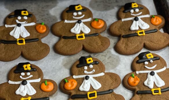 Fresh Baked Thanksgiving Day Cookies